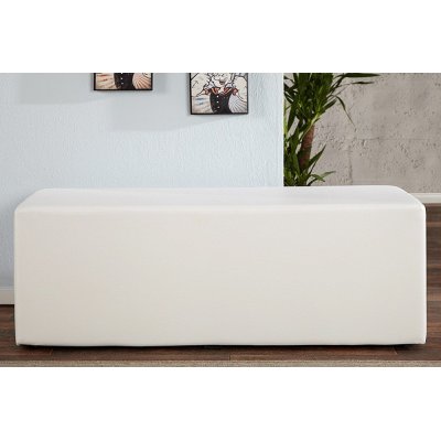 Ławka Pufa White Clasic 3 osobowa