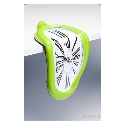 Stołowy Zegar Table Clock Flow Pop Assorted by KARE DESIGN Lime zegar biurowy limonkowy