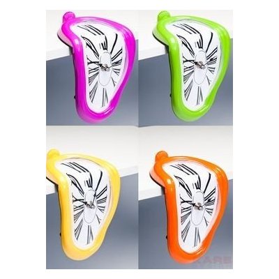 Stołowy Zegar Table Clock Flow Pop Assorted by KARE DESIGN różowy zegar na biurko
