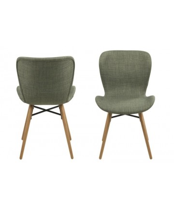 zielone krzesło do jadalni w modnym designu