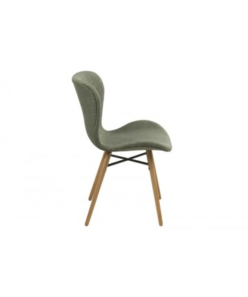 zielone krzesło do jadalni w modnym designu