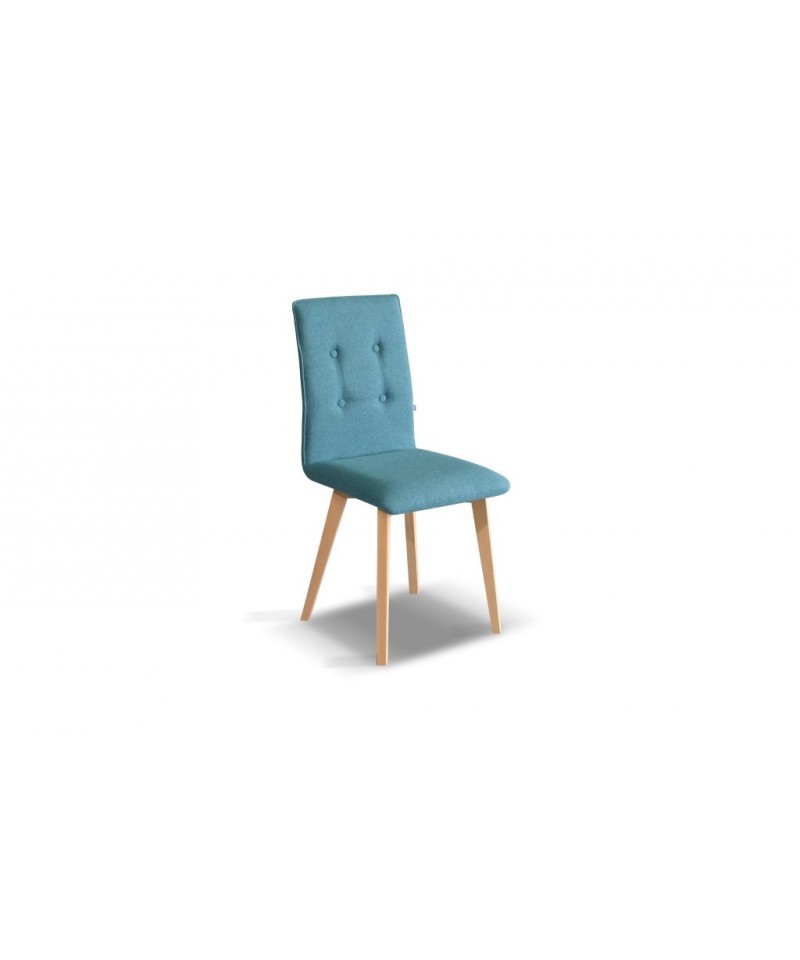 Krzesło Pic Slim drewniane na kwadratowych nogach 