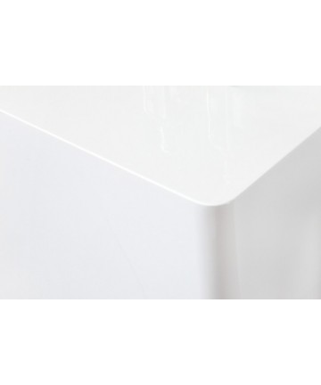 komplet dwóch funkcjonalnych stolików w białym kolorze 