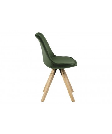 nowoczesne krzesła butelkowa zielen aksamit