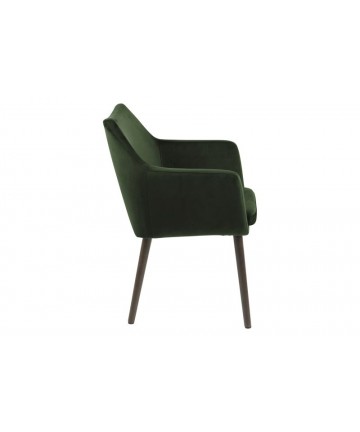 komfortowe krzesla do salonu z modnym zielonym welurze