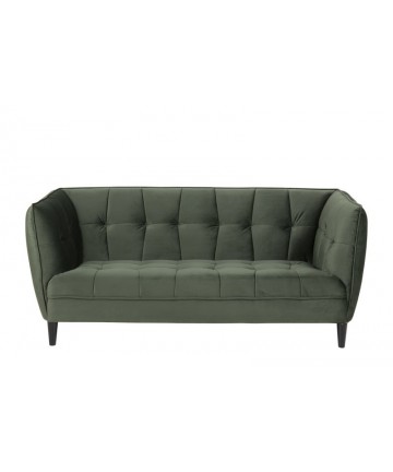 elegancka sofa z zielonego aksamitu w stylu glamour do salonu z Actony