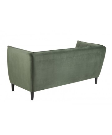 elegancka sofa z zielonego aksamitu w stylu glamour do salonu z Actony