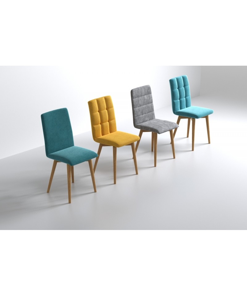Krzesło Comfort Slim  pikowane dowolny kolor