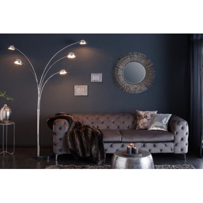 Lampa stojąca 5 Ramienna chromowana