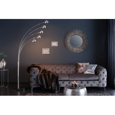 Lampa stojąca 5 Ramienna chromowana