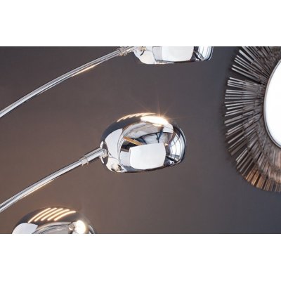 Lampa stojąca 5 Ramienna chromowana