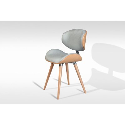 Krzesło Ample Buk drewniane designerskie krzesło z okrągłymi nogami