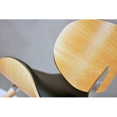 Krzesło Ample Dąb drewniane designerskie krzesło z okrągłymi nogami