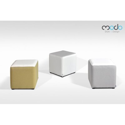 Pufa Classic Duo Deluxe 1 osobowa z lamówką mix kolorów ławka stołek