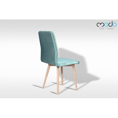 Krzesło Classic Deluxe King z drewnianymi nogami ozdobione włoskim sznurkiem 