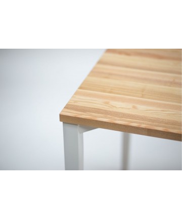 Stół Triventi 80 nogi kwadratowe stoły drewniane jesion