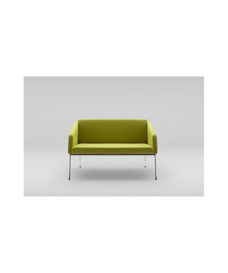 Sofa FIN 2 z podłokietnikami / metal