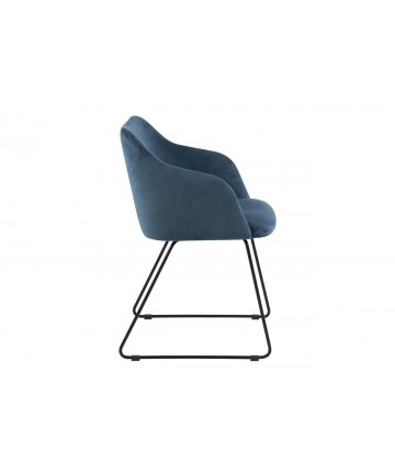 Krzesło Casa niebieski welur