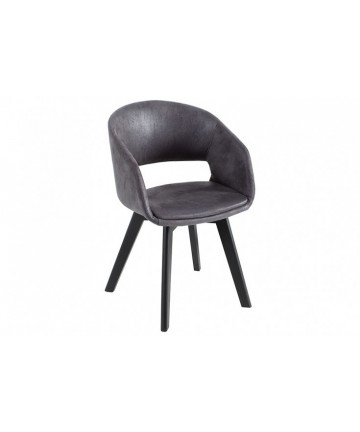 Krzesło Bergen Szare nogi czarne