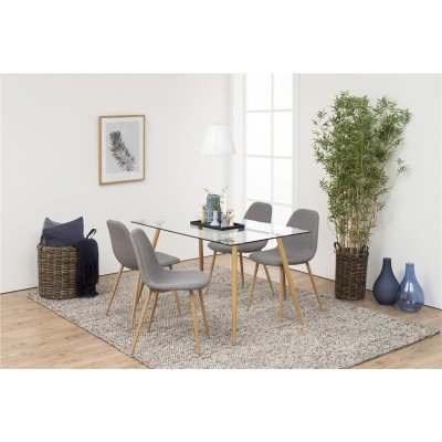 nowoczesne krzesla szare do kuchni modny design