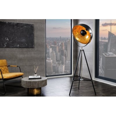 Lampa podłogowa Atelier czarno złota