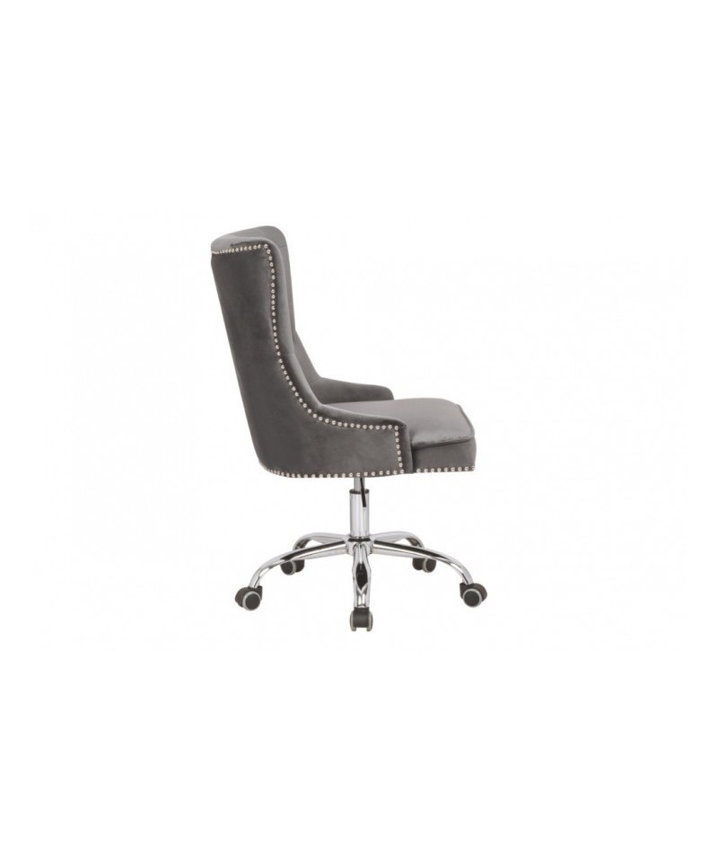 nowoczesne luksusowe krzesło biurowe z aksamitu