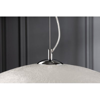 Lampa wisząca Atelier biało srebrna 70