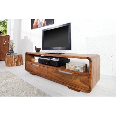 Szafka pod telewizor Brick z drewna 130