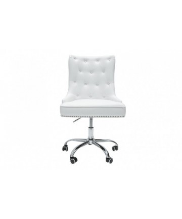 designerskie krzesło biurowe w stylu chesterfield 