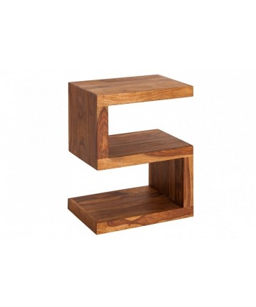 funkcjonalny stolik z egzotycznego litego drewna 
