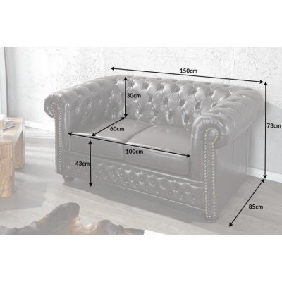 Sofa Coffe Luxury 2 osobowa