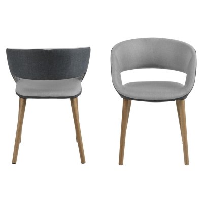 Krzesło Malibu Natur Dark Grey & Grey