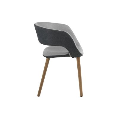 Krzesło Malibu Natur Dark Grey & Grey