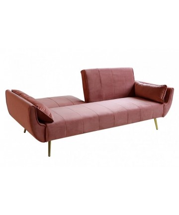 luksusowa aksamitna sofa z funkcją spania 