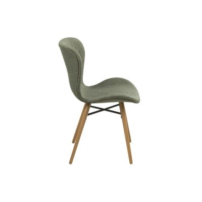 zielone krzesło do jadalni w modnym designu