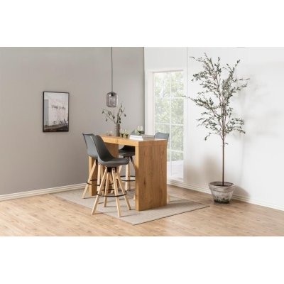 Hoker baroAna Grey w stylu skandynawskim drewniane nogi 