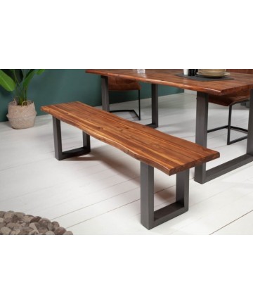 drewniana ławka do stołu w rozmiarze 180