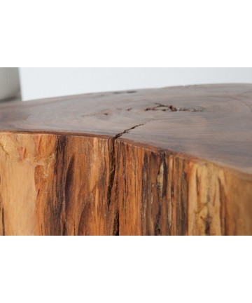 Masywny stolik kawowy z litego drewna