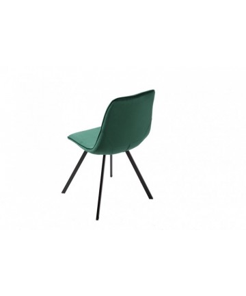 Krzesło welurowe zielone