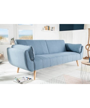 Rozkładana sofa Monaco jasnoniebieska
