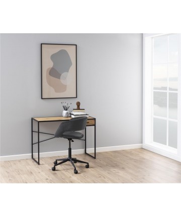 Fotel biurowy Malibu velvet ciemnoszary