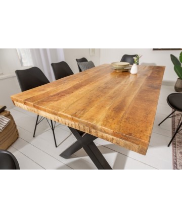Drewniany stół do jadalni 160 noga X