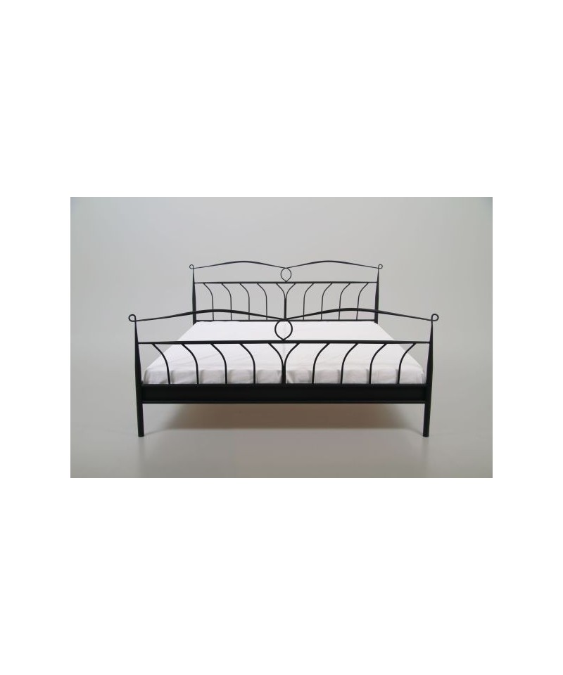 Łóżko Stella Czarne 140 x 200 