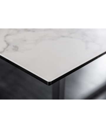 Stół ceramiczny biały marmur 200