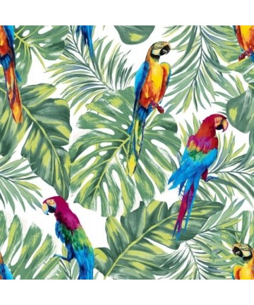 Tropikalna zasłona w papugi