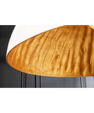 Lampa Unique wisząca biało złota 70 cm