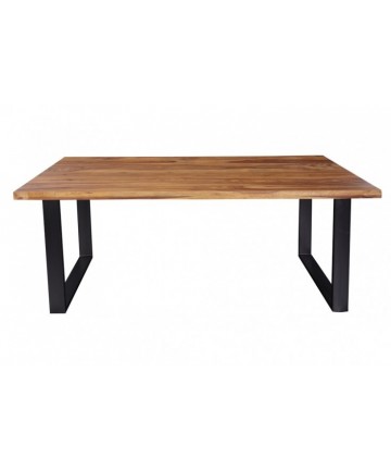 Masywny drewniany stół do salonu