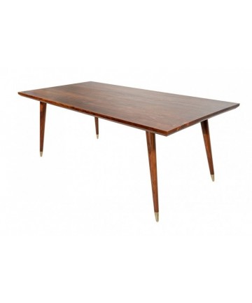 Duży stół z litego drewna w stylu retro