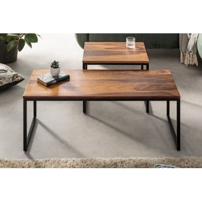 Stoliki Set Lux drewno sheesham komplet