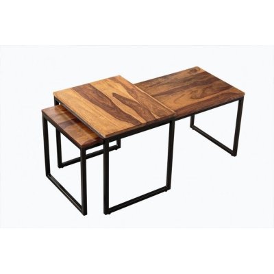 Stoliki Set Lux drewno sheesham komplet
